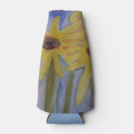 Porta-garrafa Girassóis Amarelos de Verão