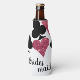 Porta-garrafa Glitter Rosa Vegas Bridesmaid Bottle Cooler