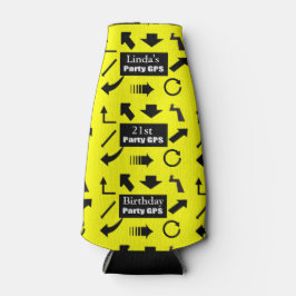 Porta-garrafa GPS de aniversário de 21 anos