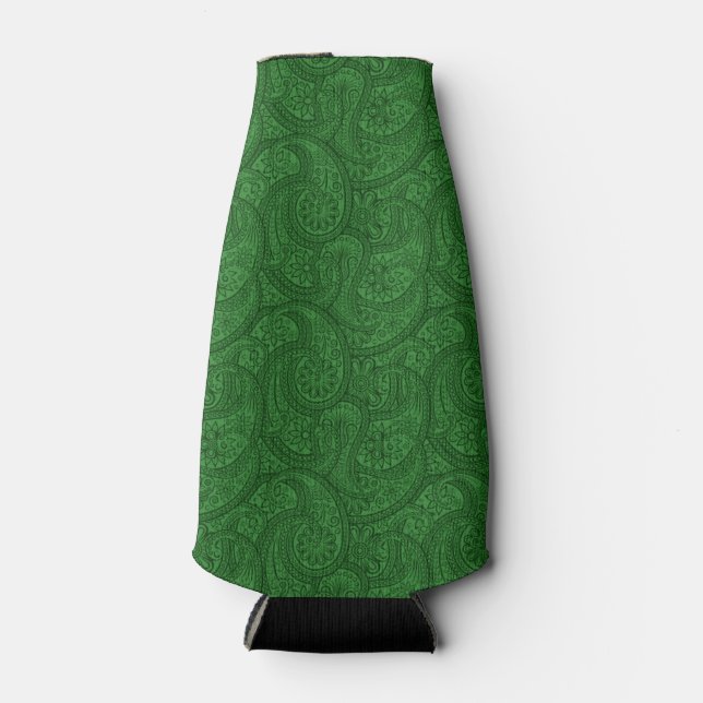 Porta-garrafa Green Paisley (Frente)