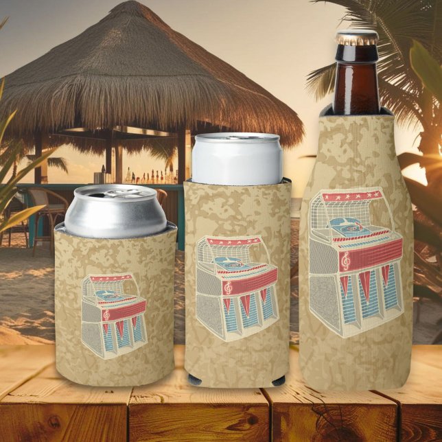 Porta-garrafa Grunge Jukebox (Criador carregado)