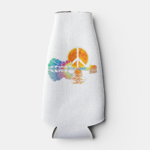 Porta-garrafa Guitar Lake Shadow Peace Love Guitar Hippie