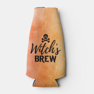 Porta-garrafa Halloween do Crânio do Veneno da Bruxa