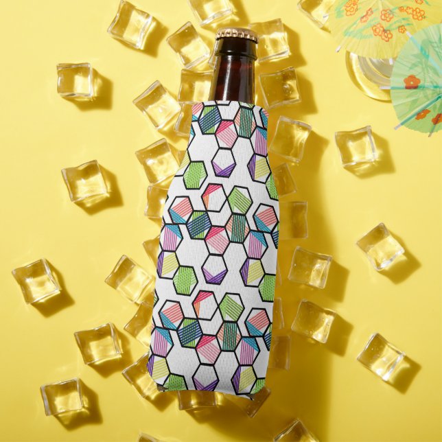 Porta-garrafa Hexágonos roscados (Verão in situ)