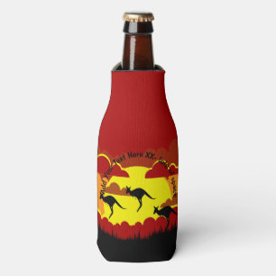 Porta-garrafa Holanda do Kangaroo Red Black Yellow Ytubby, Austr