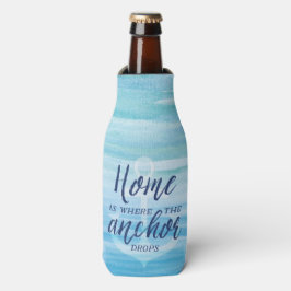Porta-garrafa Home é onde o âncora cai (Personalizado)