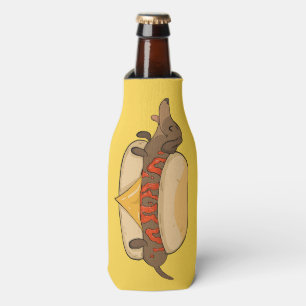 Porta-garrafa Hot Dog de Nome Personalizado