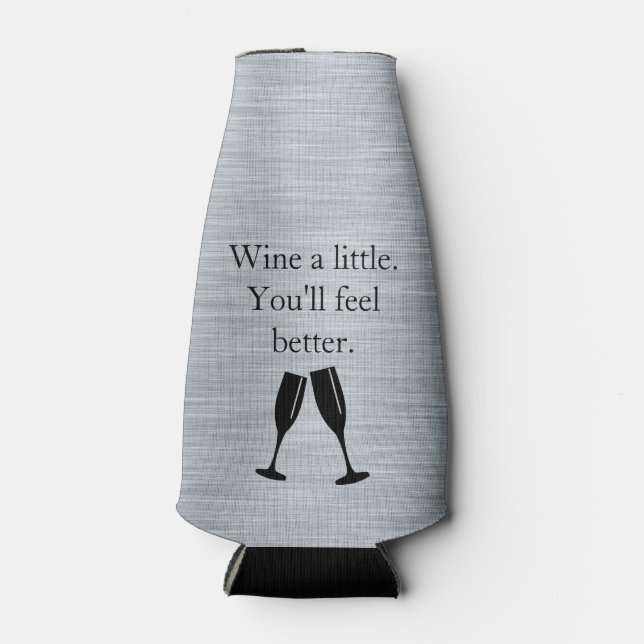 Porta-garrafa Humor de vinho (Frente)