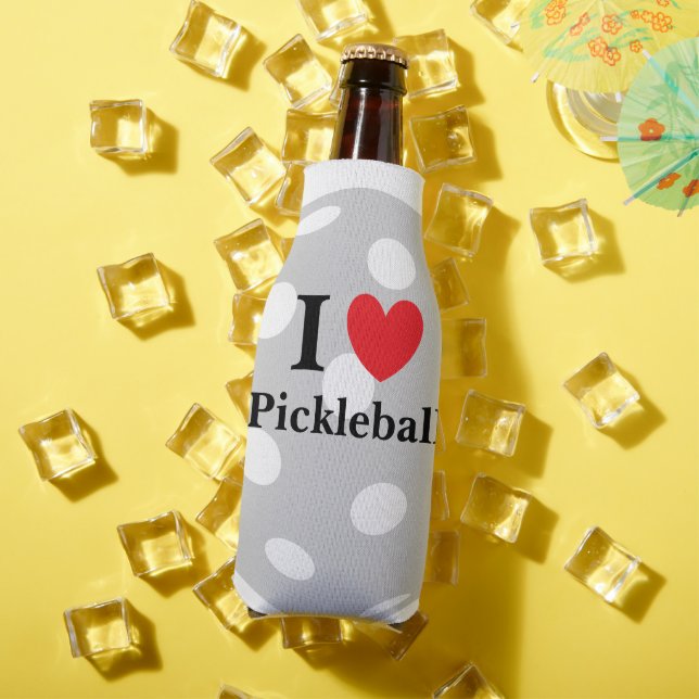 Porta-garrafa "I Love Pickleball" Bottle Cooler (Verão in situ)