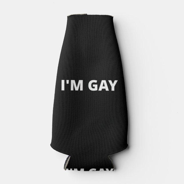 Porta-garrafa I'm Gay (Frente)