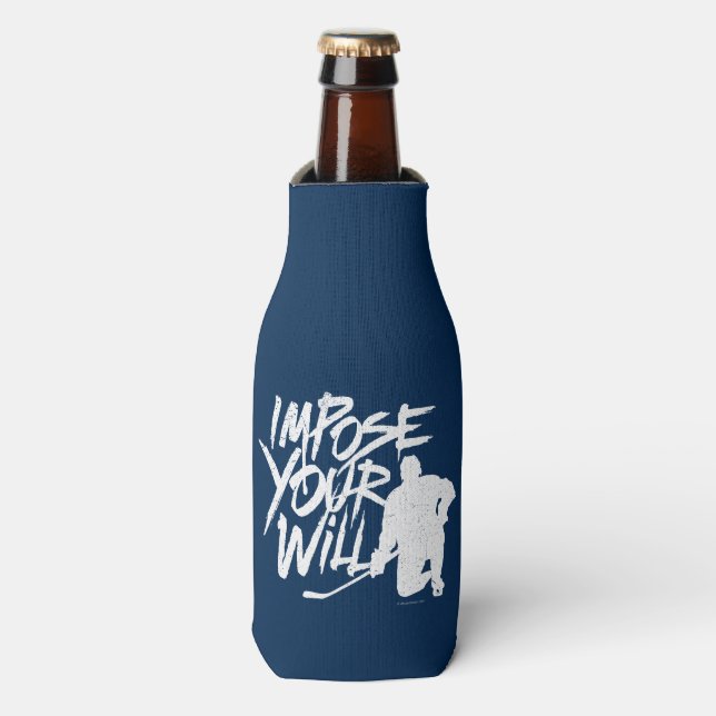 Porta-garrafa Impose Your Will (Hockey) (Frente da Garrafa)