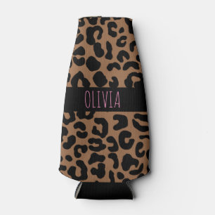 Porta-garrafa Impressão de pele da mancha-leopardo personalizada