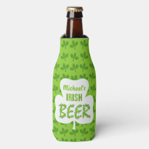 Porta-garrafa Irlandês Beer St Patricks Personalizados Green Sha