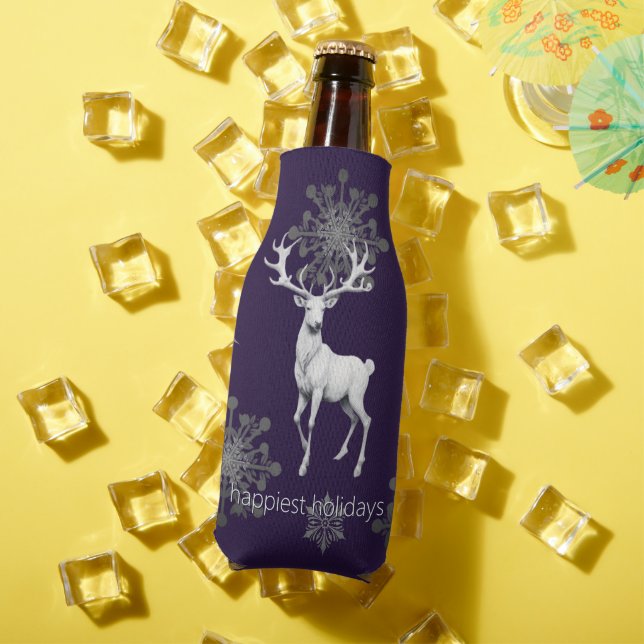 Porta-garrafa Ivory Reindeer Christmas | Roxa (Verão in situ)