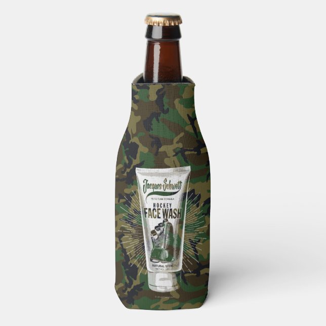 Porta-garrafa Jacques Schwett Hockey Face Wash (Frente da Garrafa)