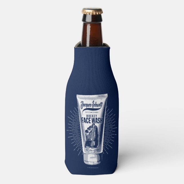 Porta-garrafa Jacques Schwett Hockey Face Wash (Frente da Garrafa)