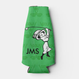 Porta-garrafa Jogadora personalizada de golfe