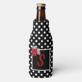 Porta-garrafa Ladybug e Bolinhas Bottle Cooler