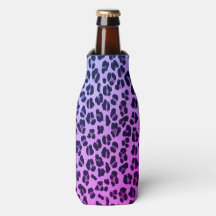 Legal Garrafa de Impressão do Leopardo Roxo