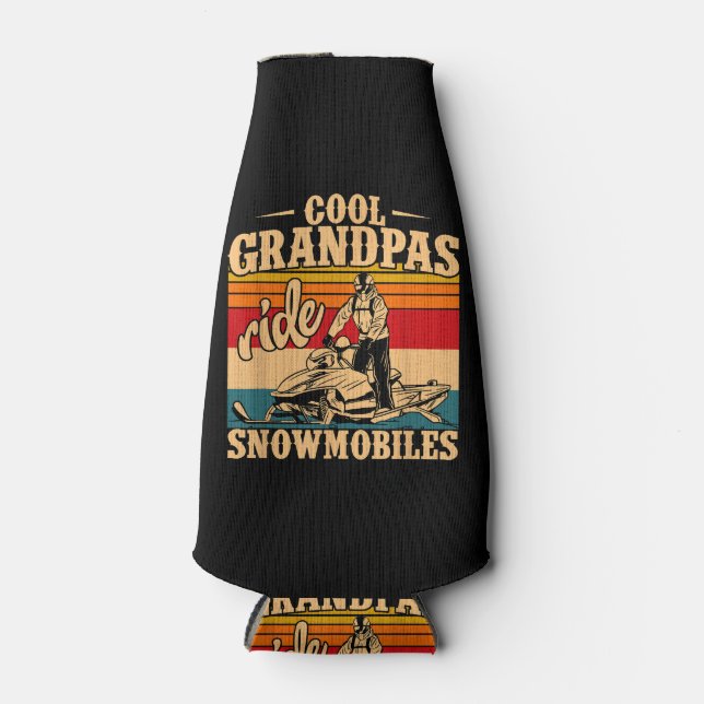 Porta-garrafa Legal Grandpas caminha Snowmobiles Snowmobile Snow (Frente)