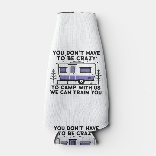 Porta-garrafa Legenda de acampamento desde sempre (Frente)