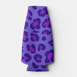Porta-garrafa Leopardo Roxo Elétrico