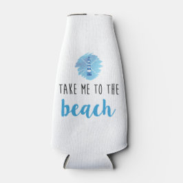 Porta-garrafa Leve-me à praia coozie