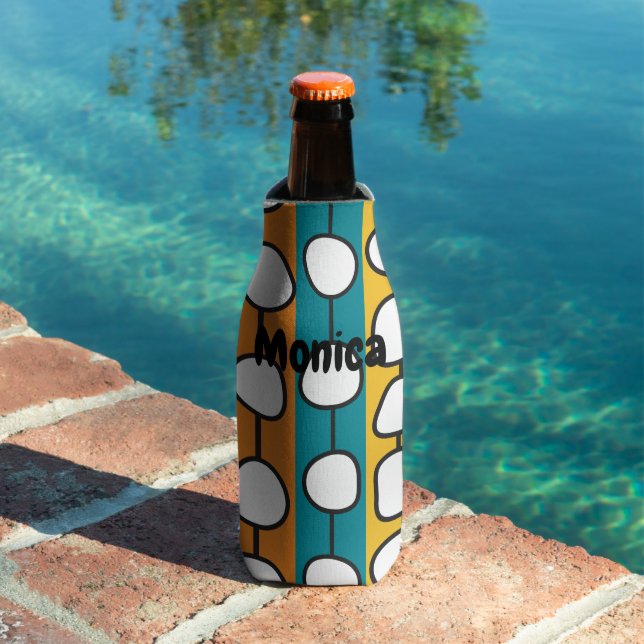 Porta-garrafa Linhas Coloridas MCM (Piscina in situ)