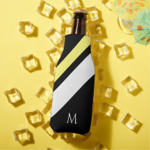 Linhas diagonais iniciais personalizadas em preto