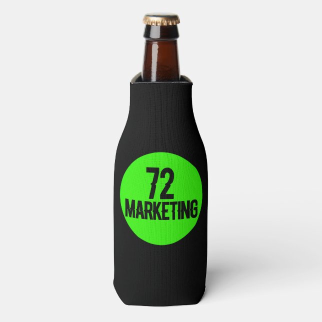 Porta-garrafa logotipo do marketing 72 koozie (Frente da Garrafa)