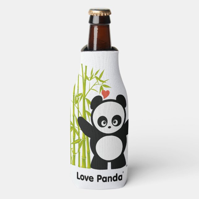 Porta-garrafa Love Panda® (Frente da Garrafa)