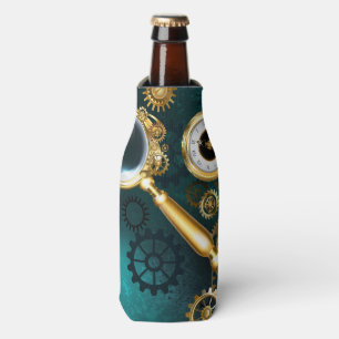 Porta-garrafa Lupa no estilo Steampunk