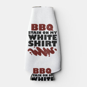 Porta-garrafa Manchas de churrasco na minha cor branca