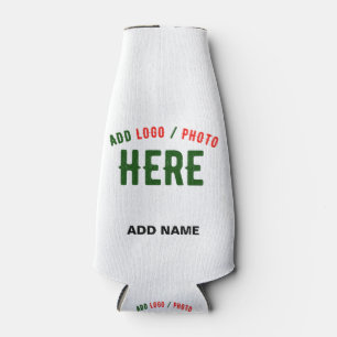 PORTA-GARRAFA MARCA VERIFICADA BRANCA PERSONALIZÁVEL MODERNA