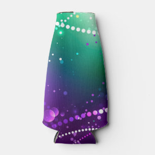 Porta-garrafa Mardi Gras Festivo Purple Background