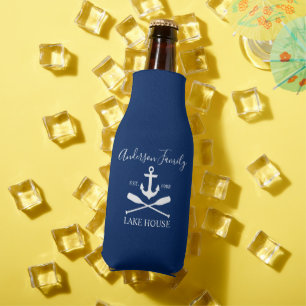 Porta-garrafa Marinho da família "Anchor Oars" no lago náutico