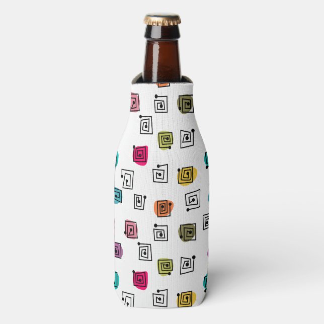 Porta-garrafa Mazes Coloridos (Frente da Garrafa)