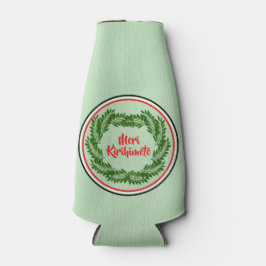 Porta-garrafa Meri Kirihimete Maori Feliz Natal