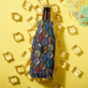 Porta-garrafa Metades Ovalas em Faixa Masculina