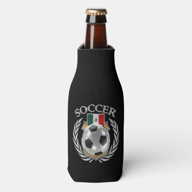 Porta-garrafa México Futebol 2016 - Arte do Ventilador (Frente da Garrafa)