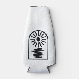 Porta-garrafa Minimalist Celestial Sun and water