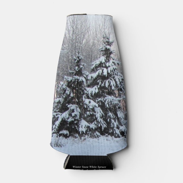 Porta-garrafa Mola Branca de inverno e Sunset (Frente)