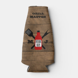 Porta-garrafa Molho Incrível - Madeira Marinha Personalizada