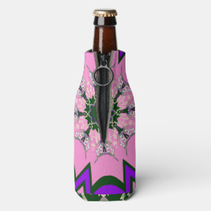 Porta-garrafa Monograma Bloom Elegante: Motif Beleza Pessoal