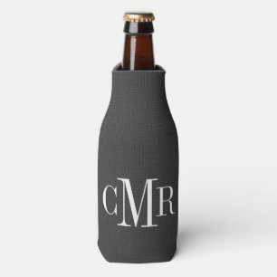 Porta-garrafa Monograma Clássico de Carvão Russo
