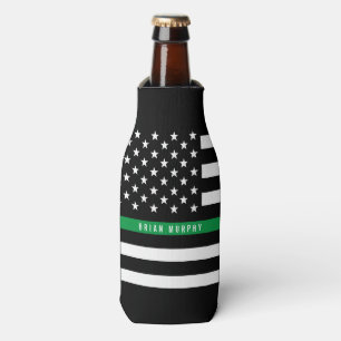 Porta-garrafa Monograma fino militar da bandeira americana da