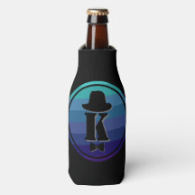 Monograma Inicial De Omã Azul Para Homens