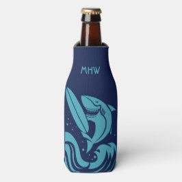 Porta-garrafa Monograma personalizado, texto e ano de refrigeraç