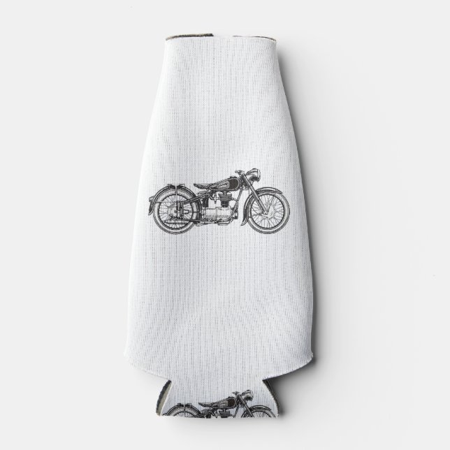 Porta-garrafa Motocicleta Retroativa - Eu Amo Minha Motocicleta (Frente)