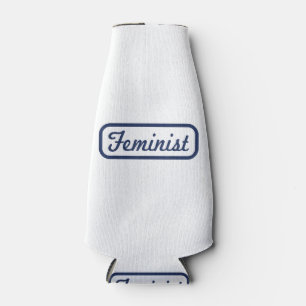 Porta-garrafa Mulher Feminista Vintage T Shirt Tee Gift